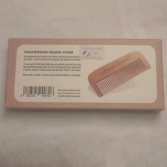 Beard Comb & Charcoal Body Soap - Picture 4 of 5